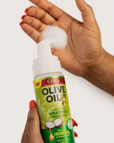 ORS Olive Oil Hold & Shine Wrap/Set Mousse