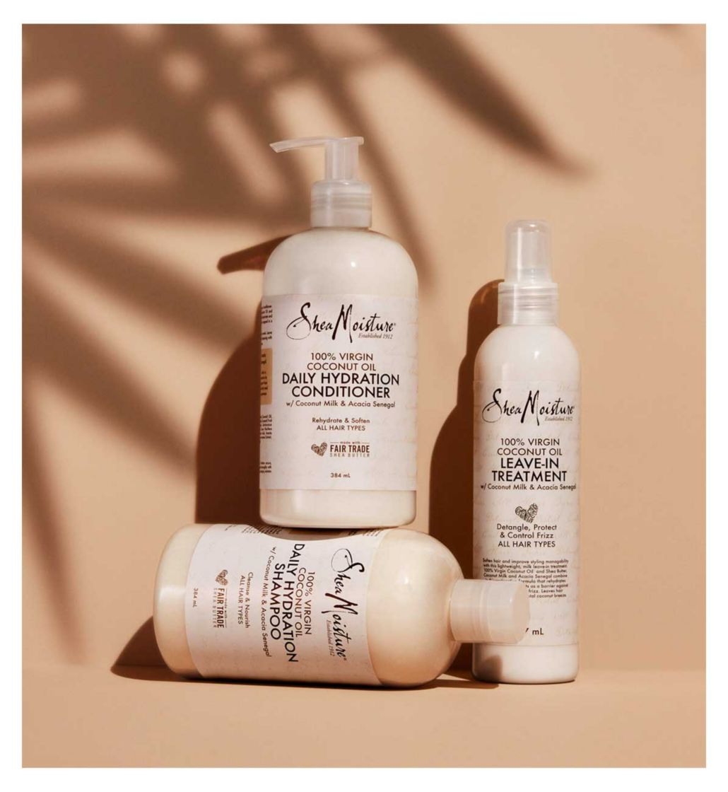 SheaMoisture Shampoo à l'Huile de Coco Vierge 100% 384ml