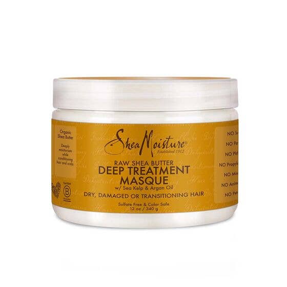 Mască Tratament Hidratantă cu Unt de Shea Shea Moisture Raw Shea Butter Deep Treatment Masque, 326ml