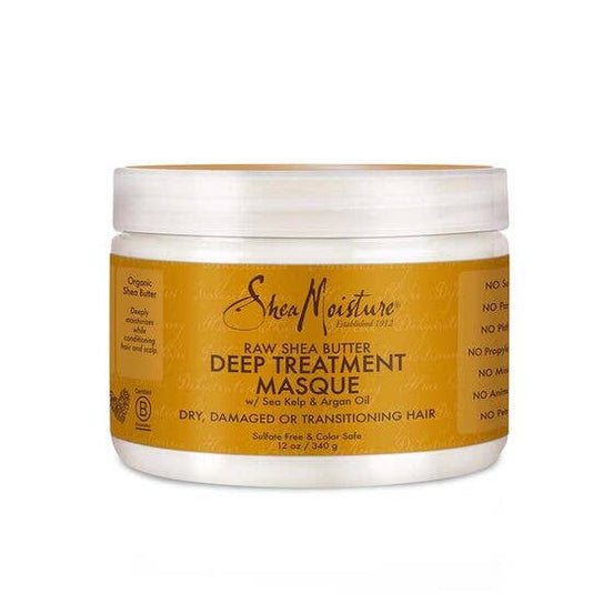 Mască Tratament Hidratantă cu Unt de Shea Shea Moisture Raw Shea Butter Deep Treatment Masque, 326ml