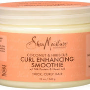 Cremă Activatoare Bucle Shea Moisture Coconut & Hibiscus Curl Enhancing Smoothie, 340g