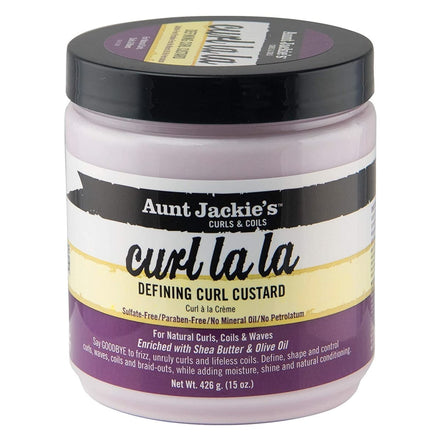 Aunt Jackie’s Curl La La Defining Curl Custard Cremă pentru Definirea, Hidratarea și Controlul Buclelor, 426 g