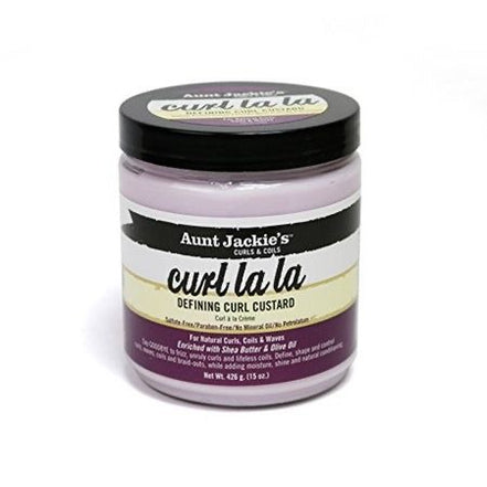 Aunt Jackie’s Curl La La Defining Curl Custard Cremă pentru Definirea, Hidratarea și Controlul Buclelor, 426 g