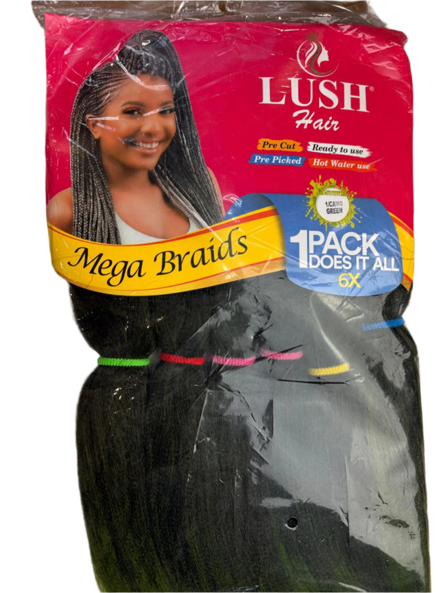 Extensii de Păr pentru Împletituri Lush MEGA BRAIDS – Aspect Natural și Textură Moale