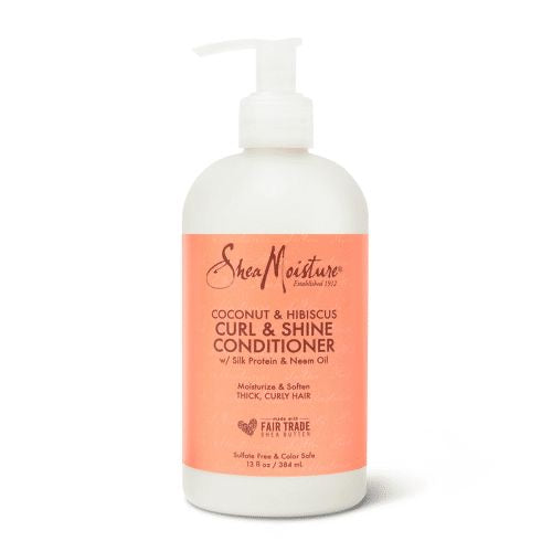 Balsam pentru Păr Creț și Ondulat Shea Moisture Coconut & Hibiscus, 384ml