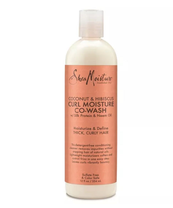 Balsam de Curățare Co-Wash Shea Moisture Coconut & Hibiscus, 237ml