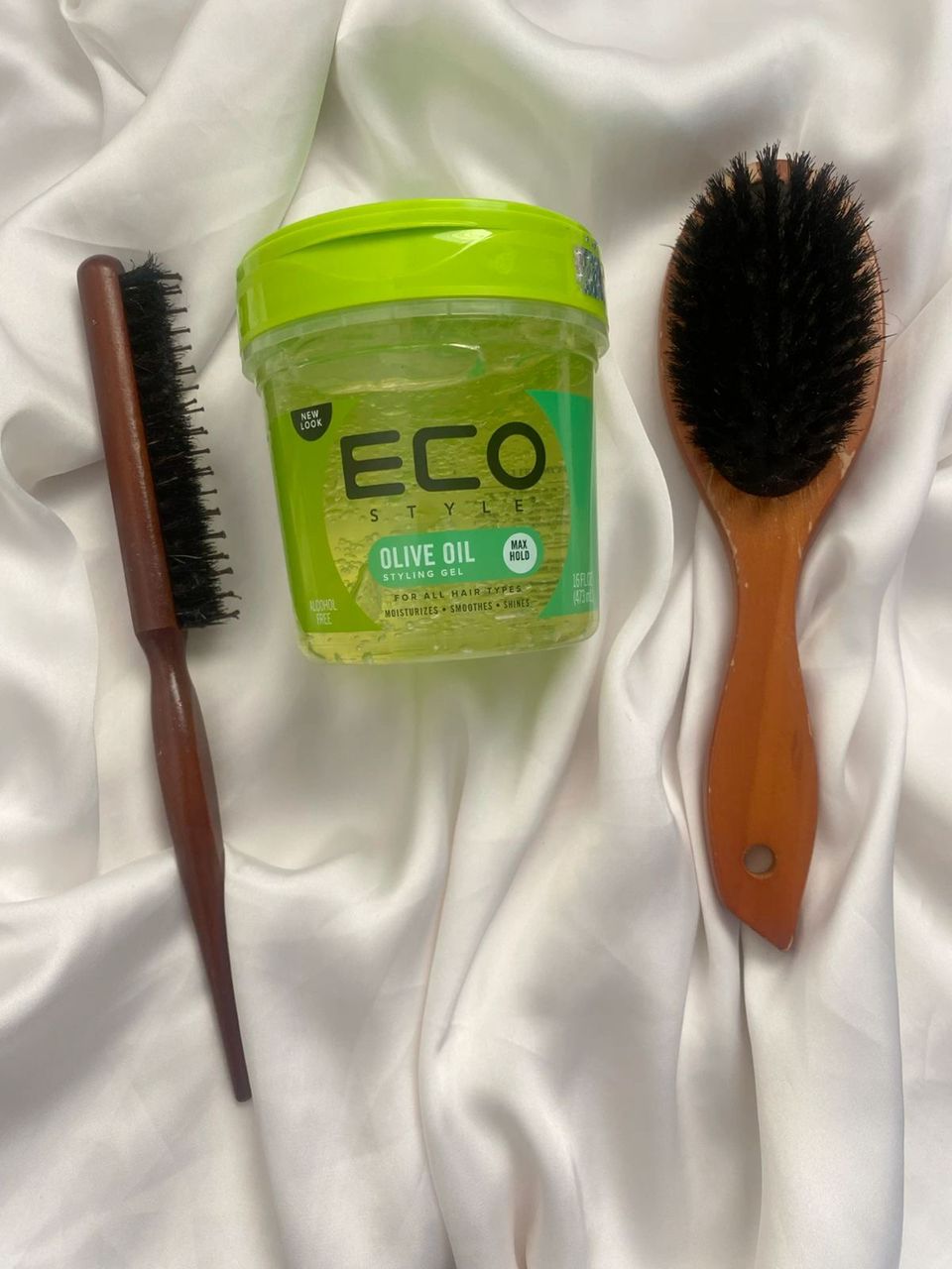 Eco Styler Gel cu Ulei de Măsline 227 g – Fixare Puternică pentru Păr Creț, Ondulat și Afro